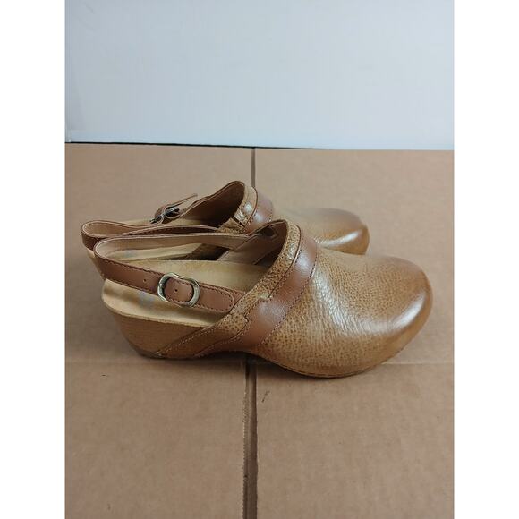 Dansko Women Tammy Stylish Heel-Strap Mule Clog-Tan-size 6.5-7 M US - Picture 3 of 5